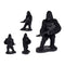 Decoratieve figuren Gorilla Gitaar Zwart 17,5 x 38 x 27 cm