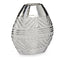 Vaas Breedte 8 x 19,5 x 17,5 cm Keramisch Zilverkleurig