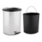 Pedaalemmer 26 x 33 x 30 cm Zilverkleurig Plastic 11 L