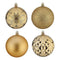 Kerstballen Ø 8 cm 25 Stuks Gouden PVC