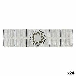 Diep bord La Mediterránea Barroc Rechthoekig 30 x 8 x 2cm (24 Stuks) (30 x 8 cm)
