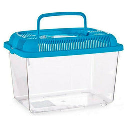 Vissenkom Blauw Transparant Plastic 3 L 17 x 16 x 24 cm
