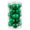 Kerstballen Groen Plastic 6 x 6 x 6 cm (20 Stuks)