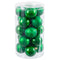 Kerstballen Groen Plastic 6 x 6 x 6 cm (20 Stuks)