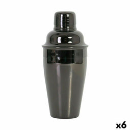 Cocktailshaker Zwart 300 ml 7,5 x 17,5 cm (6 Stuks)