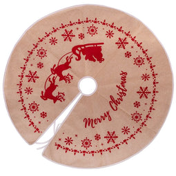 Kerstboomrok Jute 100 cm