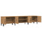 Tv-meubel 180x31,5x40 cm bewerkt hout artisanaal eikenkleurig