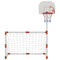 Kindervoetbal- en basketbalset met ballen 98x50x70 cm