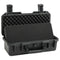 Flightcase draagbaar 46,5x21,5x17,5 cm PP zwart