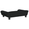 Kinderbank 70x45x26 cm fluweel zwart