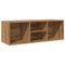Schoenenopbergbank 105x35x35 cm bewerkt hout artisanaal eiken