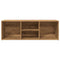 Schoenenopbergbank 105x35x35 cm bewerkt hout artisanaal eiken