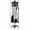 Gerei voor de haard Alexandra House Living Zwart Ijzer 19 x 65 x 19 cm