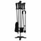 Gerei voor de haard Alexandra House Living Zwart Ijzer 19 x 65 x 19 cm