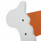 Schommelstoel Alexandra House Living Wit Oranje Hout MDF 33 x 55 x 51,5 cm Kinderen Giraf