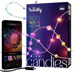 Twinkly Candies LED kerstboomverlichting TWKP100RGB-T 6 m 100 parelvormige lampjes