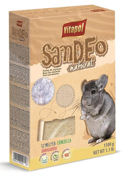 VITAPOL Sandeo natural - zand voor chinchilla's - 1500g