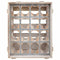 Flessenrek Alexandra House Living Natuurlijk Sparrenhout 55 x 32 x 41 cm 16 flesjes Doos