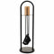 Gerei voor de haard Alexandra House Living Zwart Ijzer 20 x 68 x 20 cm