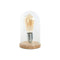 Bureaulamp Home ESPRIT Natuurlijk Bamboe Kristal 50 W 220 V 13 x 13 x 22 cm