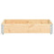 Palletopzetrand 100x150 cm massief grenenhout
