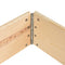 Palletopzetrand 100x150 cm massief grenenhout