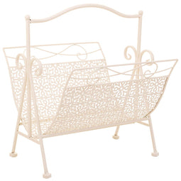 Tijdschriftenrek Alexandra House Living Wit IJzerwerk 36 x 33 x 38 cm