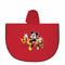 Waterponcho met Kap Mickey Mouse Rood Maat 5-6 Jaar