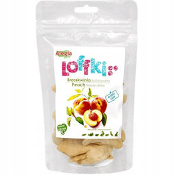ALEGIA Loffki Freeze-dried peach - snack voor knaagdieren en konijnen - 15g