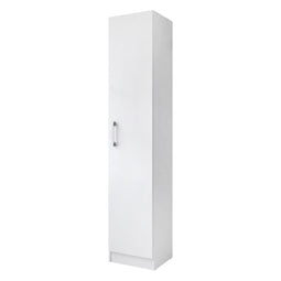 Bezemkast Alexandra House Living Wit Hout MDP 35 x 170 x 32 cm 1 deur Omkeerbaar