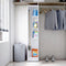 Bezemkast Alexandra House Living Wit Hout MDP 35 x 170 x 32 cm 1 deur Omkeerbaar