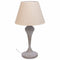 Bureaulamp Alexandra House Living Wit Grijs Metaal Stof 220-240 V 25 x 46 x 25 cm