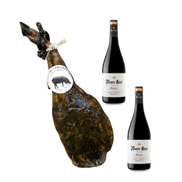 Iberische schouder van een met graan gevoerd varken Linaje Negro 4,5 kg