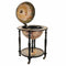 Wereldbol Alexandra House Living Wit Bruin 60 x 95 x 60 cm Flessenkast
