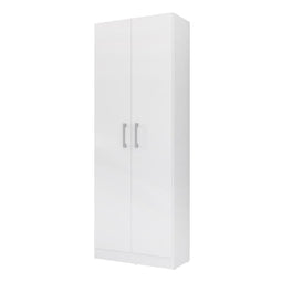 Bezemkast Alexandra House Living Wit Hout MDP 61 x 170 x 31 cm 2 deuren