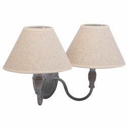 Muurlamp Alexandra House Living Wit Grijs 220-240 V 23 x 28 x 34 cm