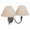 Muurlamp Alexandra House Living Wit Grijs 220-240 V 23 x 28 x 34 cm