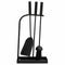 Gerei voor de haard Alexandra House Living Zwart Ijzer 15 x 47 x 23 cm