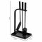 Gerei voor de haard Alexandra House Living Zwart Ijzer 15 x 47 x 23 cm