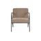 Armstoel DKD Home Decor Metaal Bruin Polyester (64 x 69,5 x 76 cm)