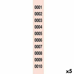 Nummerstroken voor loterij 1-10000 (5 Stuks)