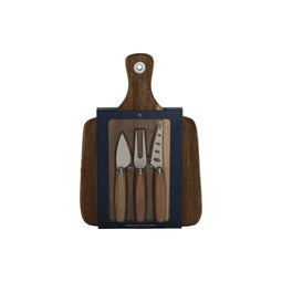 Snijplank Home ESPRIT Roestvrij staal Acacia 30 x 21,5 x 1,5 cm (4 Onderdelen)