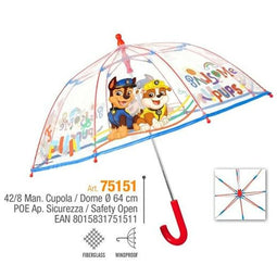 Paraplu The Paw Patrol Perletti Glasvezel Ø 64 cm Kinderen