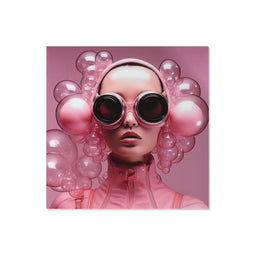 Schilderij Home ESPRIT Roze Bedrukt 120 x 4 x 120 cm