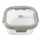 Hermetische Lunchtrommel Lékué Borosilicaatglas Vierkant 800 ml
