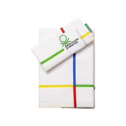 Set beddengoed Benetton RAINBOW 3 Onderdelen
