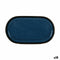 Snackdienblad La Mediterránea Chester Blauw Ovalen 20 x 11 x 1,5 cm (18 Stuks)