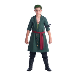 Kostuums voor Kinderen One Piece Roronoa Zoro (6 Onderdelen) Maat 10-12 Jaar