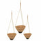 Mandenset Alexandra House Living Natuurlijke Vezel 30 x 19 x 30 cm 22 x 14 x 22 cm 26 x 16 x 26 c...