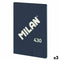 Notitieboekje Milan 430 Blauw A4 48 Lakens 21 x 29,7 cm (3 Stuks)